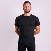MS NKR mens baselayer short sleeve T-shirt black