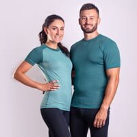 MS NKR mens baselayer short sleeve T-shirt black