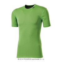 MS NKR mens baselayer short sleeve T-shirt green