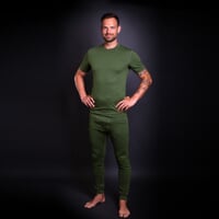 MS NKR mens baselayer short sleeve T-shirt khaki