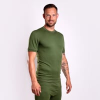 MS NKR mens baselayer short sleeve T-shirt khaki