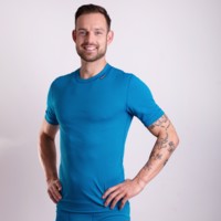 MS NKR mens baselayer short sleeve T-shirt black