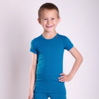 MS NKRD kids baselayer short sleeve T-shirt black
