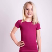 MS NKRD kids baselayer short sleeve T-shirt black