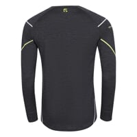 MW NDR 170 mens merino long sleeve T-shirt black melange