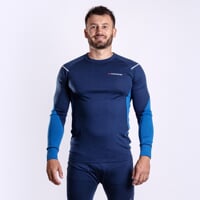 MW NDR 170 mens merino long sleeve T-shirt black melange