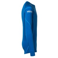 MW NDRD kids merino T-shirt blue melange
