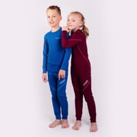 MW NDRD kids merino T-shirt plum melange