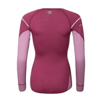 MW NDRZ 170 womens merino long sleeve T-shirt red violet/orchid