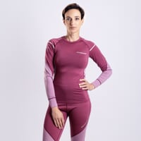 MW NDRZ 170 womens merino long sleeve T-shirt black melange