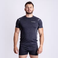 MW NKR 170 das Herren Merino Funktionsshirt schwarz
