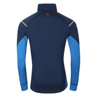 MW NRZ 170 mens zip neck merino T-shirt navy/blue