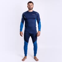 MW SDN 170 mens merino long tights black melange