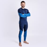 MW SDN 170 mens merino long tights black melange