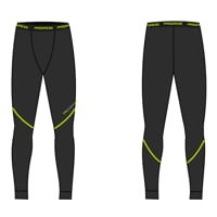 MW SDN die Herren Merino Funktionsunterhose schwarz melange
