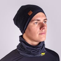 MW TUBE merino bandana grey melange