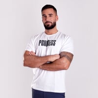 OS BARBAR "ARMY" mens bamboo T-shirt white