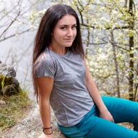 PAPAROA Merino-Kurzarmshirt für Damen grau melange