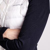 PARTIA Hybridjacke für Damen schwarz/weiss