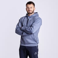 PROMINENT Herren Kapuzenpullover grau-blau