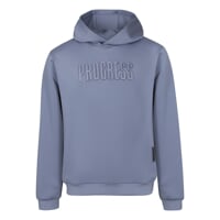 PROMINENT Herren Kapuzenpullover grau-blau