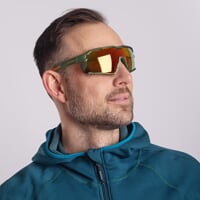 PULSAR ORG-R KHK/ORG CASE sports glasses khaki matt/orange