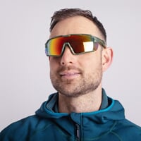 PULSAR ORG-R KHK/ORG CASE sports glasses khaki matt/orange