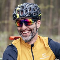 PULSAR RBW-R BLK/YLW CASE sports glasses matt black/sand