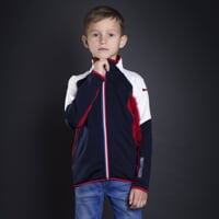 REPUBLICO JUNIOR dětská funkční ČR mikina modrá/ bílá/ červená