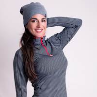 SANTOS knitted beanie grey