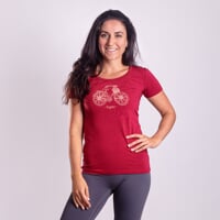 SASA "CITYBIKE" das Damen-T-Shirt aus Bambus chery
