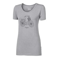 SASA "CITYBIKE" das Damen-T-Shirt aus Bambus grau melange