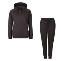 Set FIT HOODY LADY + PANTS schwarz