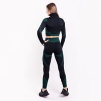 Set GEMA  CROP + GEMA LEGGINS schwarz