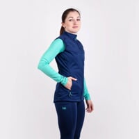 SHAGGA LADY women's riding hybrid vest navy