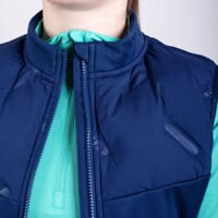 SHAGGA LADY women's riding hybrid vest navy