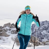 SNOWCAT die elastischen Damen-Winterhosen dunkelblau