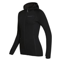TISPA HOODY MERINO women's sports hoodie black