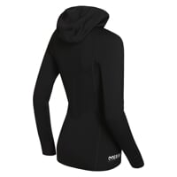 TISPA HOODY MERINO women's sports hoodie black