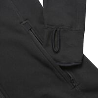 TISPA HOODY MERINO women's sports hoodie black