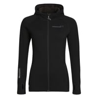 TISPA HOODY MERINO women's sports hoodie black