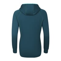 TISPA HOODY MERINO women's sports hoodie green