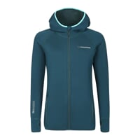 TISPA HOODY MERINO women's sports hoodie green
