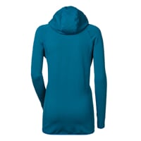 TISPA HOODY MERINO women's sports hoodie petrol blue