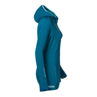 TISPA HOODY MERINO women's sports hoodie petrol blue