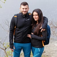 TISPA MERINO dámská funkční mikina petrolblau