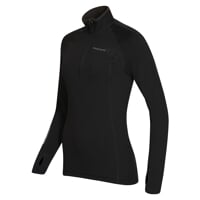 TISPA ZIP MERINO damen-Sport-Jacke schwarz