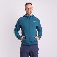 TOREZ MERINO HOODY pánská funkční mikina s kapucí Grün