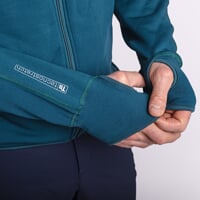 TOREZ MERINO HOODY pánská funkční mikina s kapucí Grün