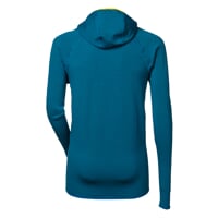 TOREZ HOODY MERINO pánská funkční sportovní mikina s kapucí petrolblau
